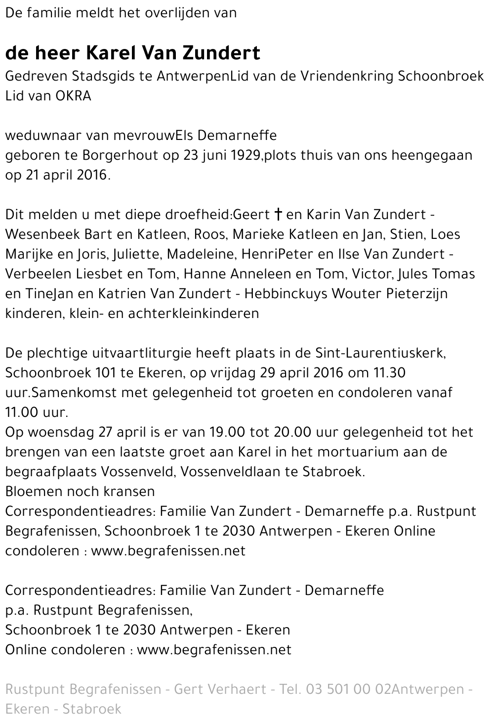 Karel Van Zundert