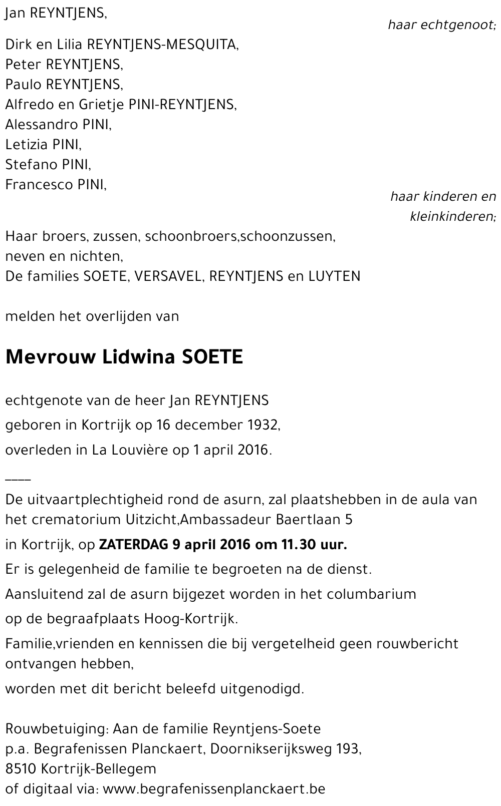 Lidwina SOETE