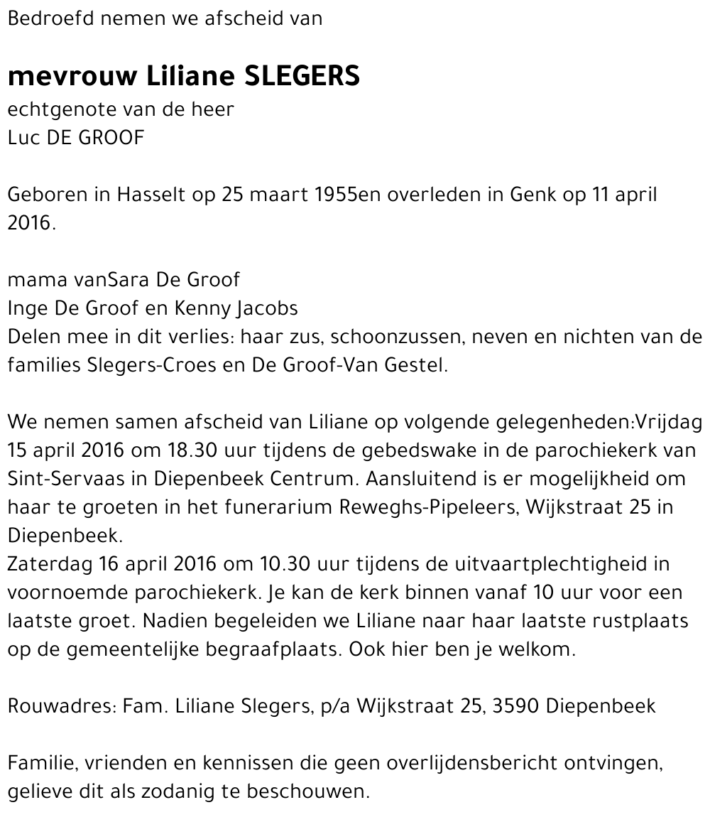 Liliane Slegers