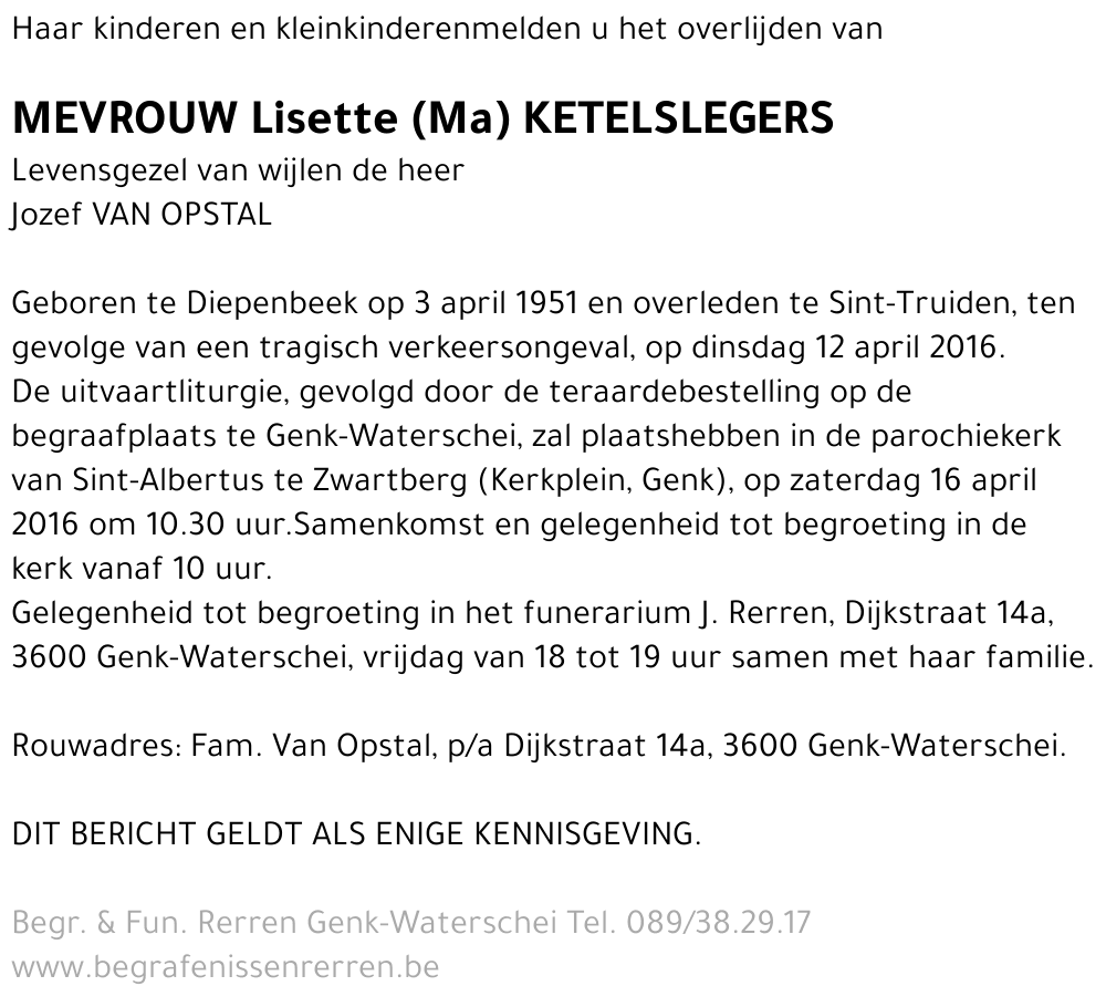 Lisette Ketelslegers