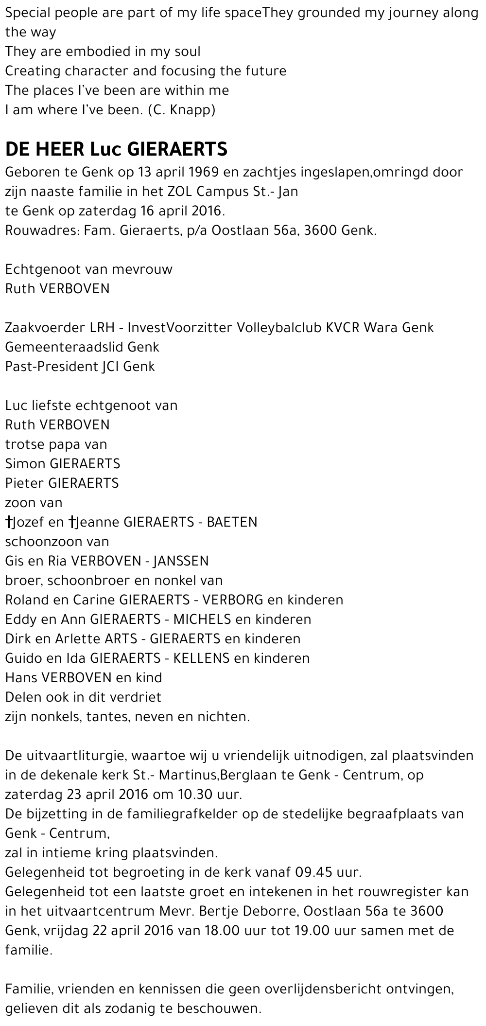 Luc GIERAERTS