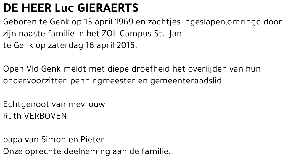 Luc GIERAERTS