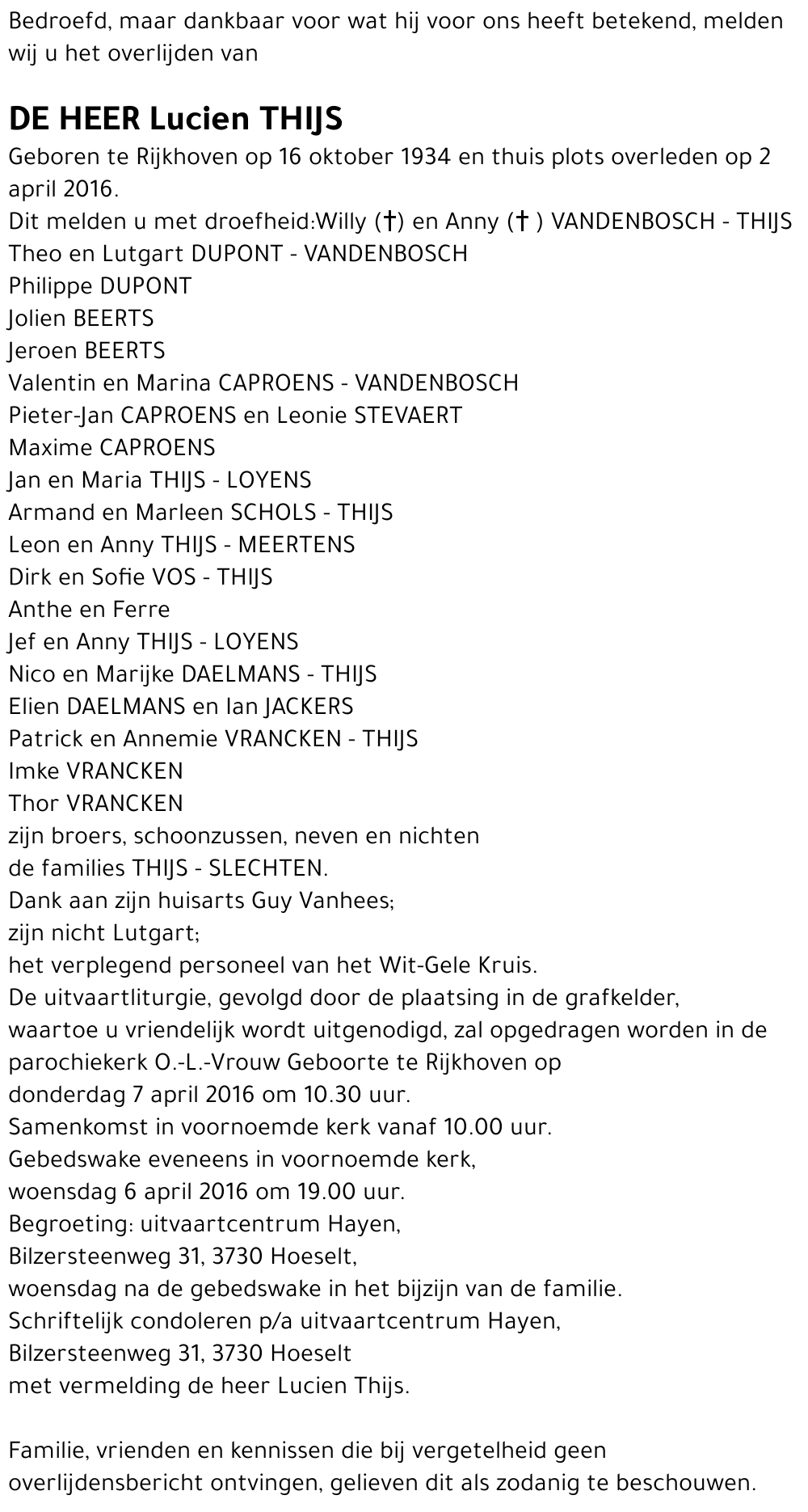 Lucien THIJS