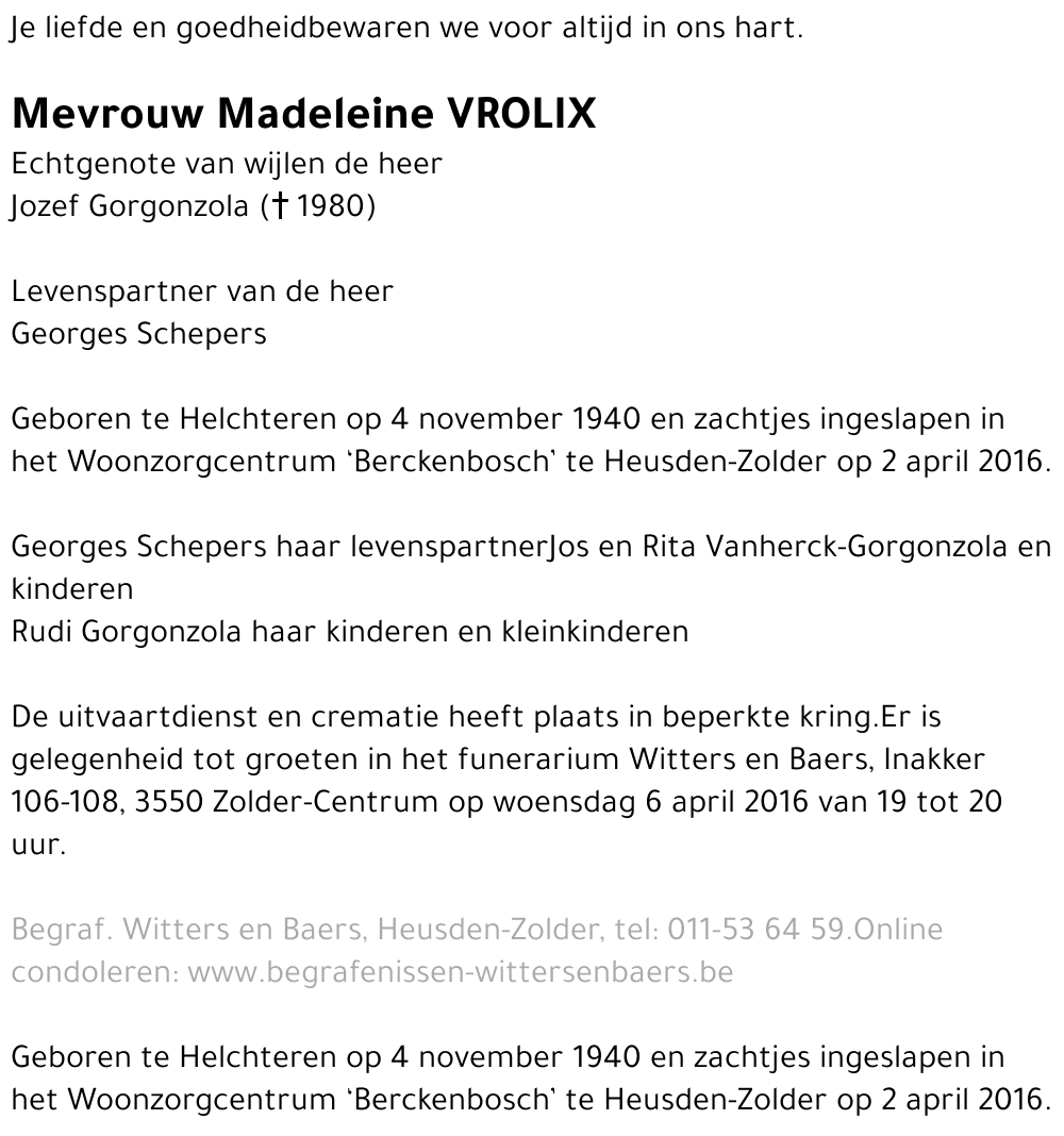 Madeleine Vrolix