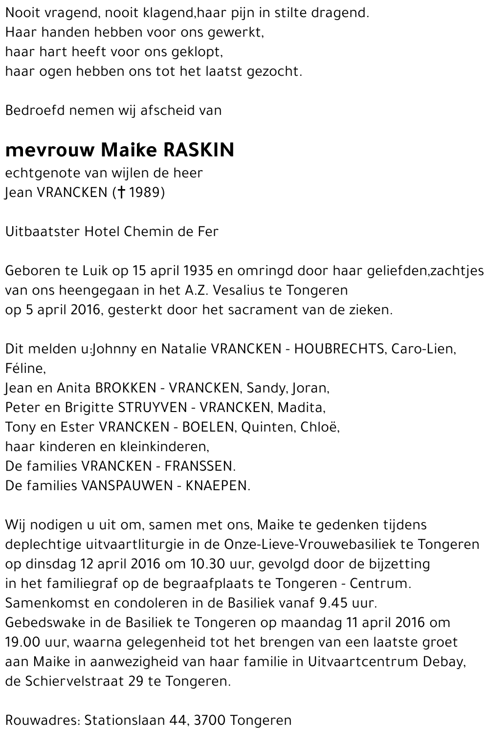 Maike RASKIN
