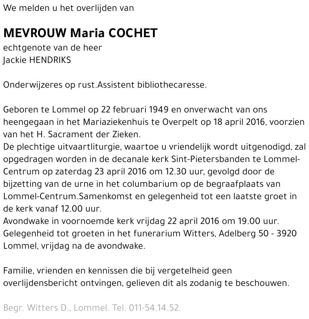 Maria Cochet
