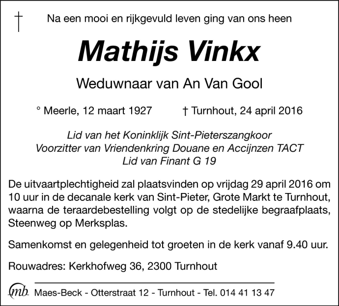 Mathijs Vinkx