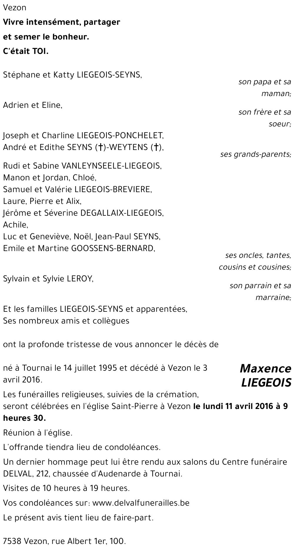 Maxence liegeois