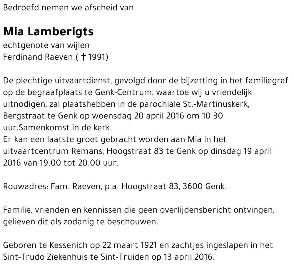 Mia Lamberigts
