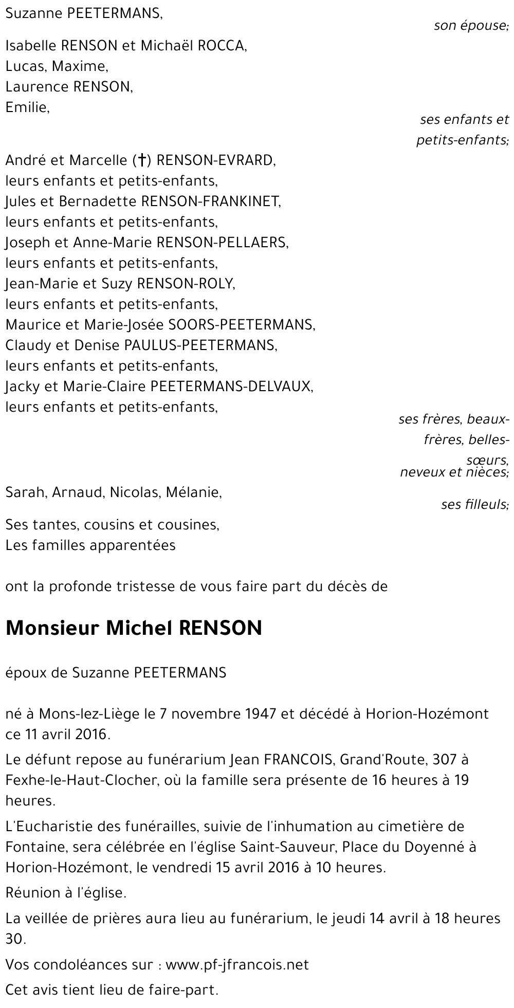 Michel RENSON