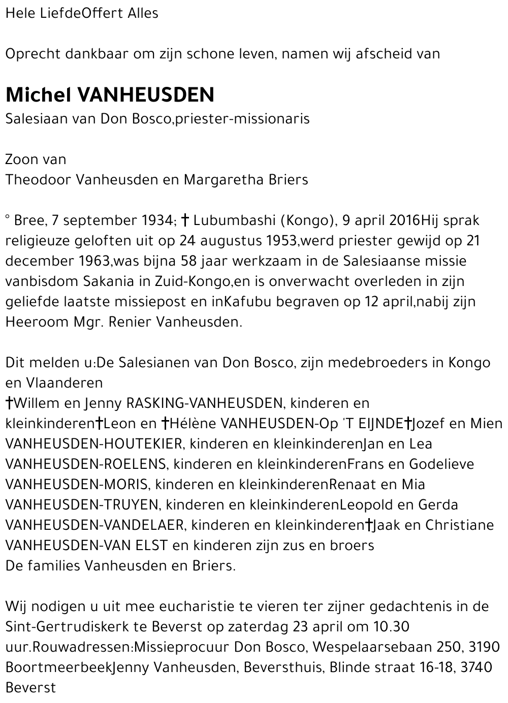 Michel Vanheusden