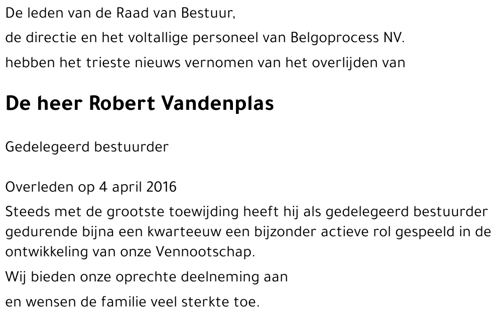 Robert Vandenplas
