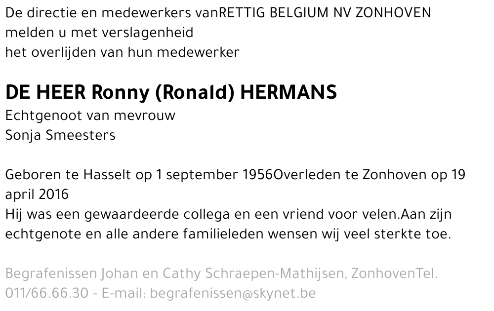 Ronny Hermans