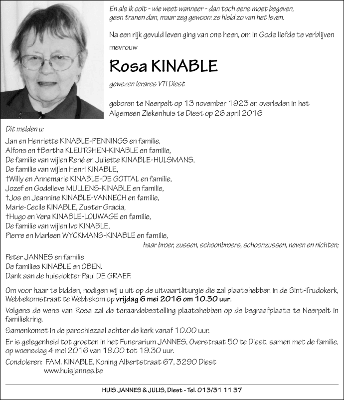Rosa Kinable