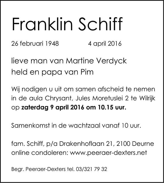 Schiff Franklin