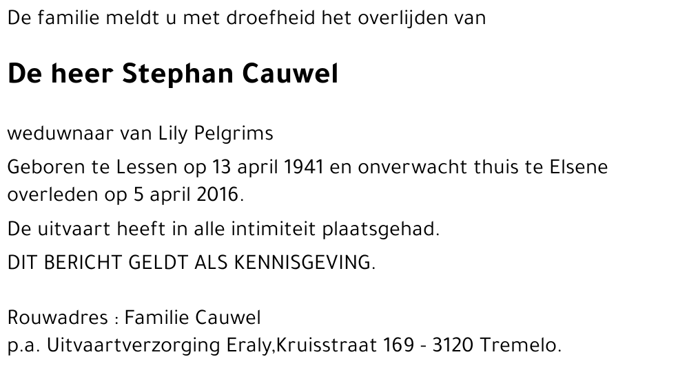 Stephan Cauwel