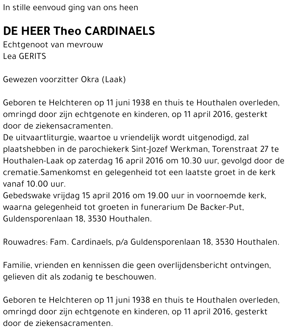 Theo CARDINAELS