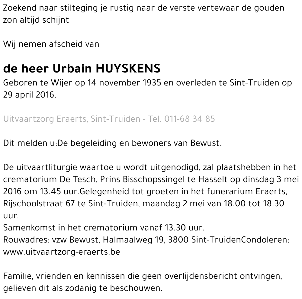 Urbain Huyskens