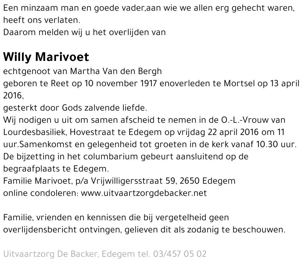 Willy Marivoet