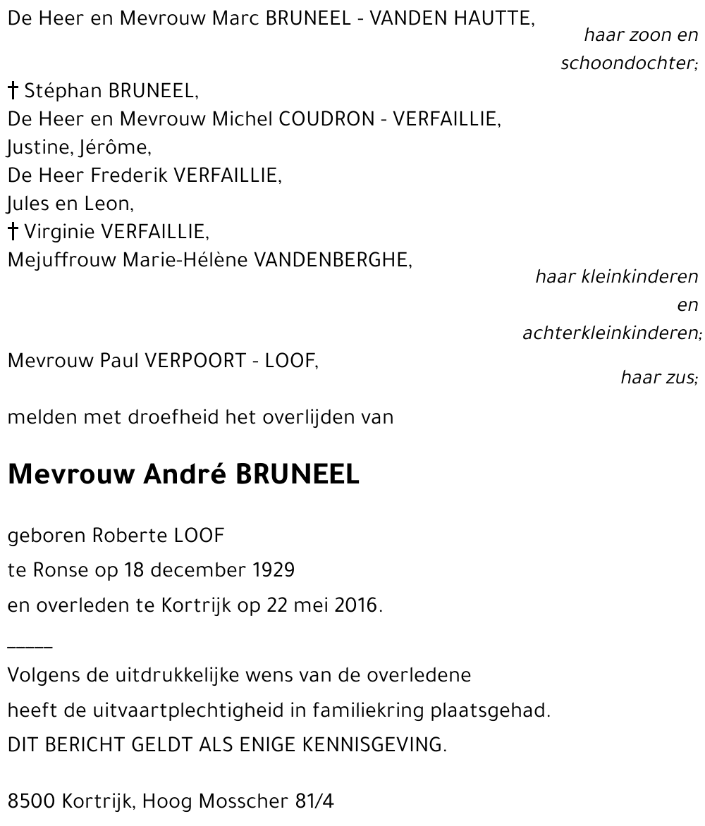 André BRUNEEL