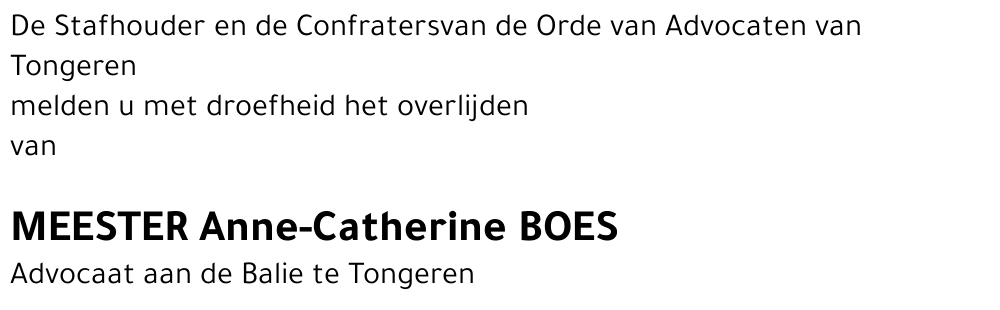 Anne-Catherine BOES
