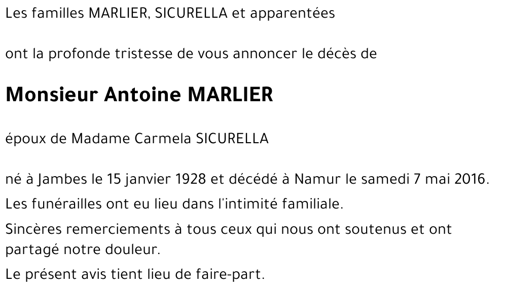 Antoine MARLIER