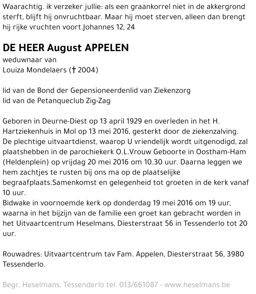 August Appelen