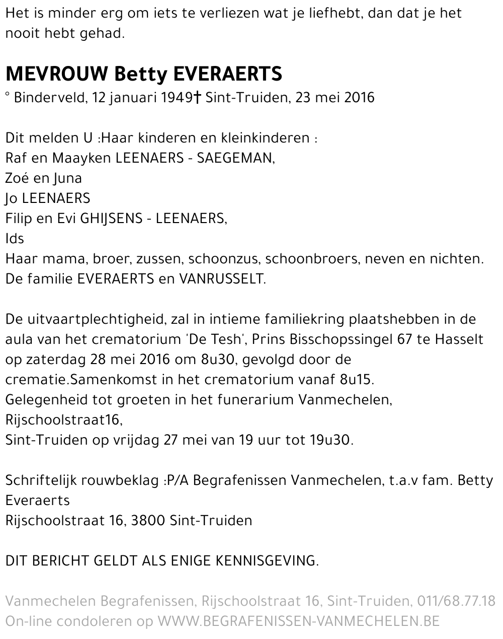 Betty Everaerts