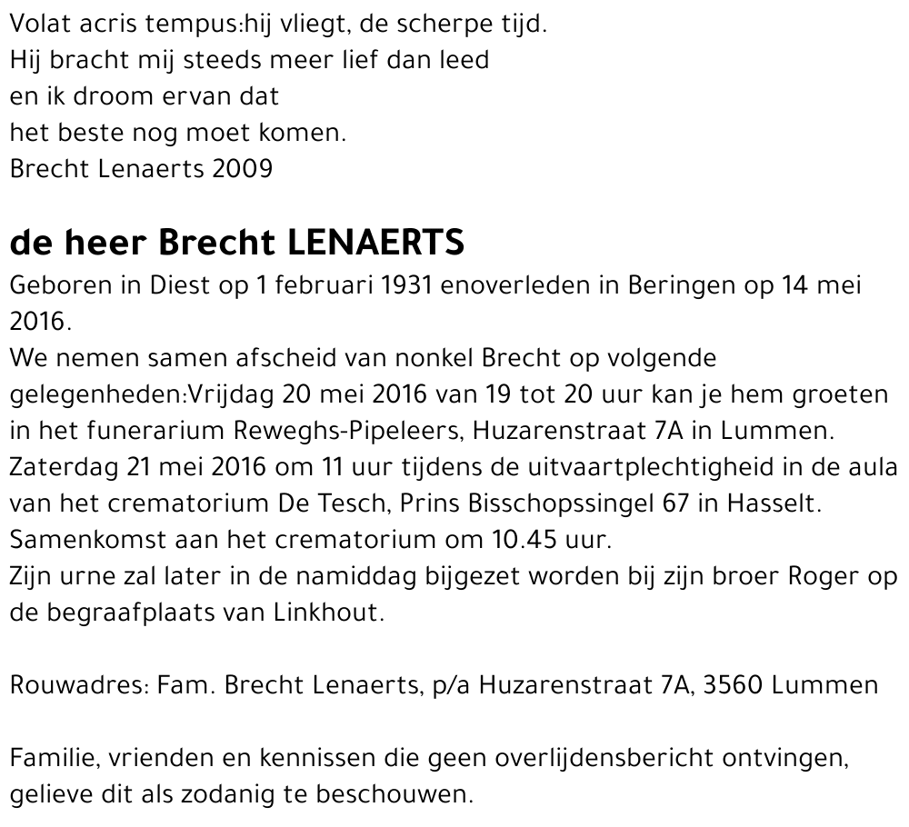Brecht Lenaerts