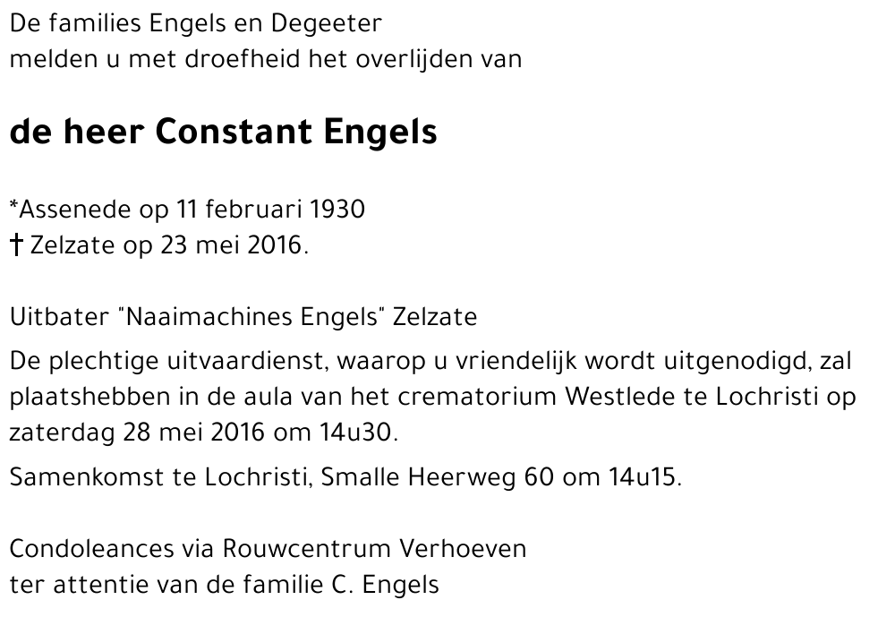 Constant Engels