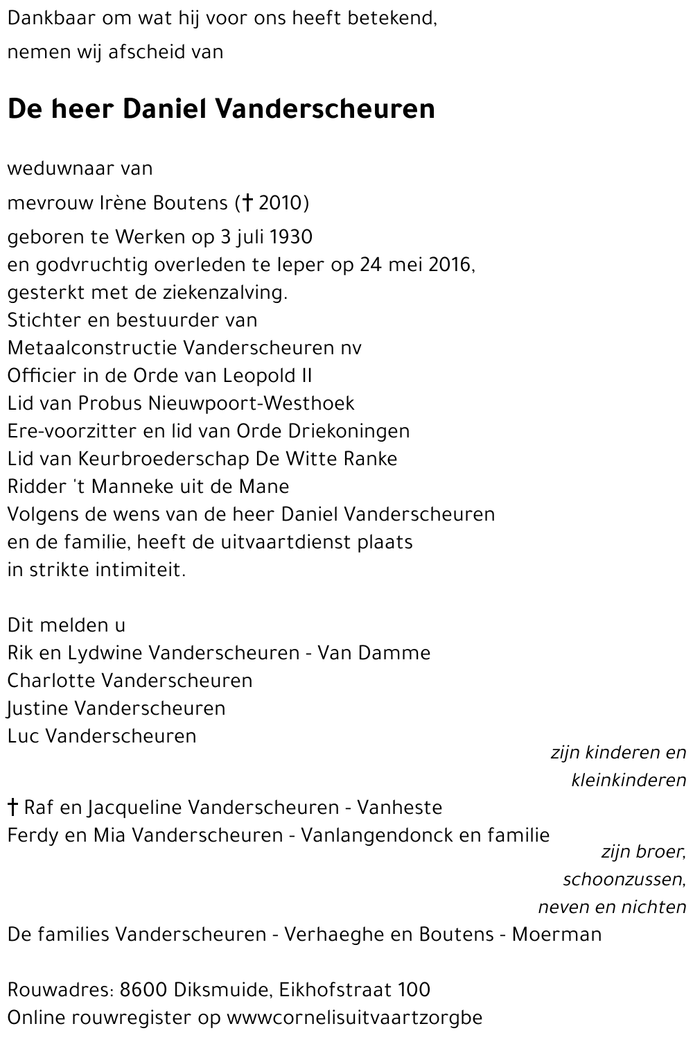 Daniel Vanderscheuren