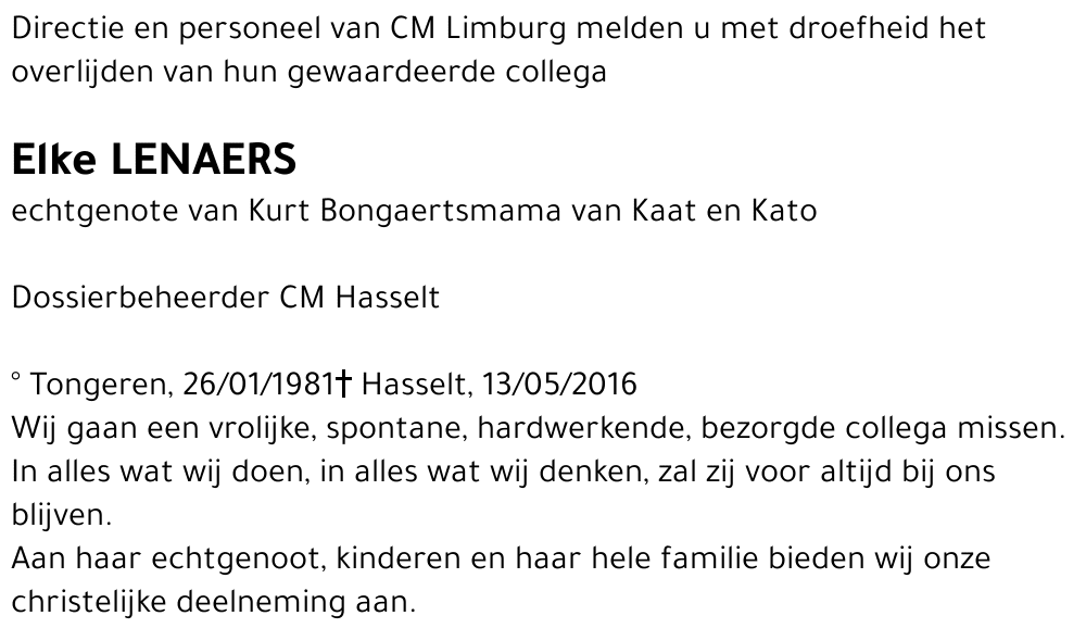 Elke Lenaers