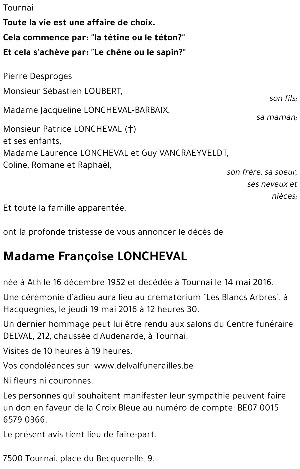 Françoise LONCHEVAL