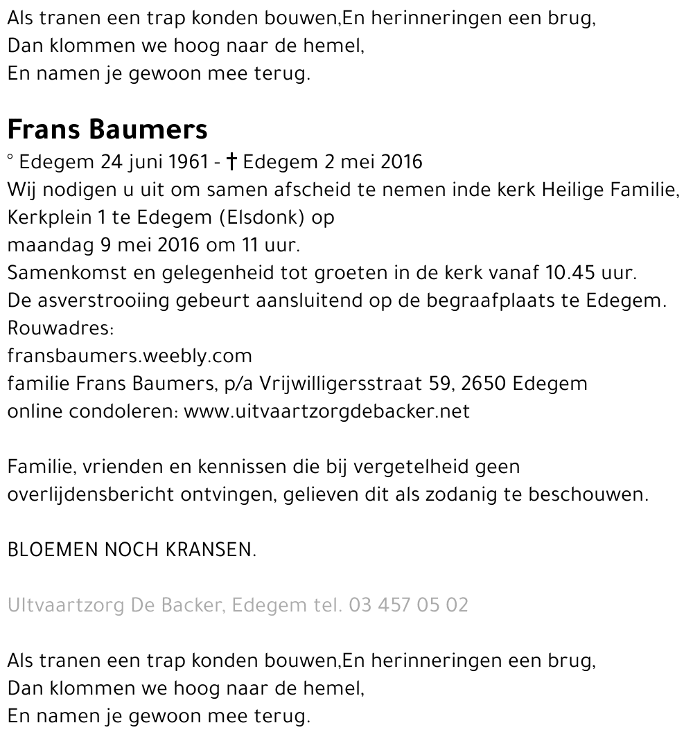 Frans Baumers