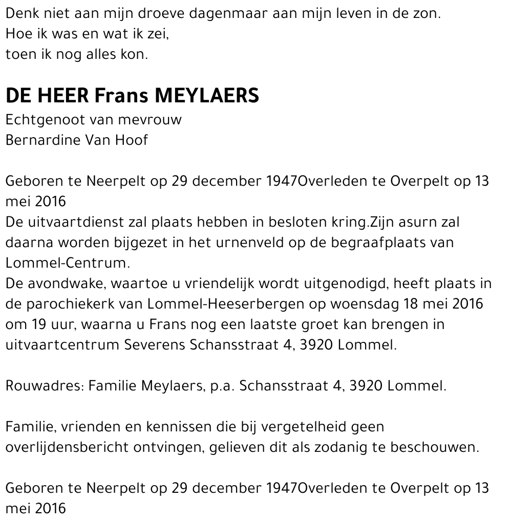 Frans Meylaers