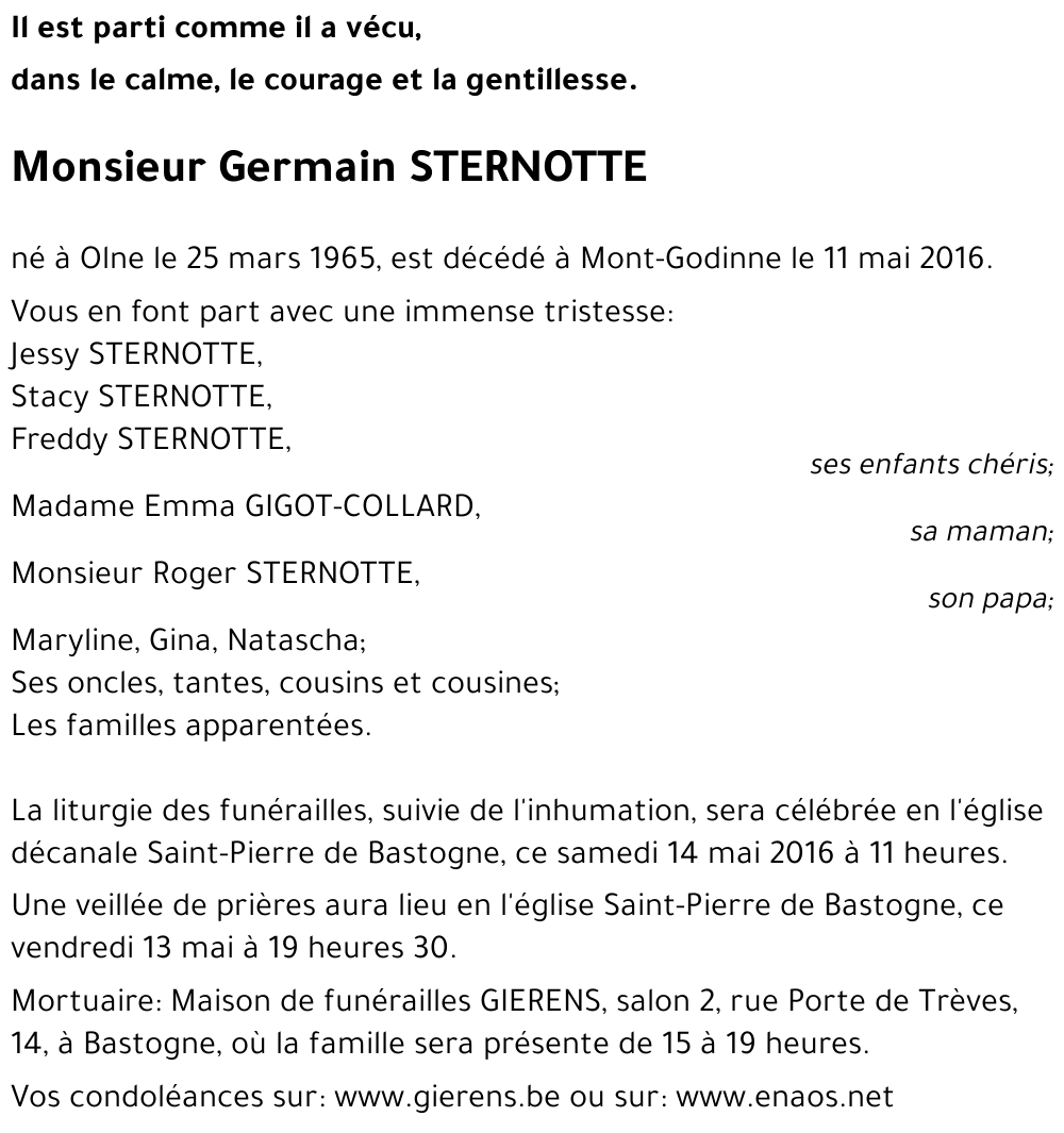 Germain STERNOTTE