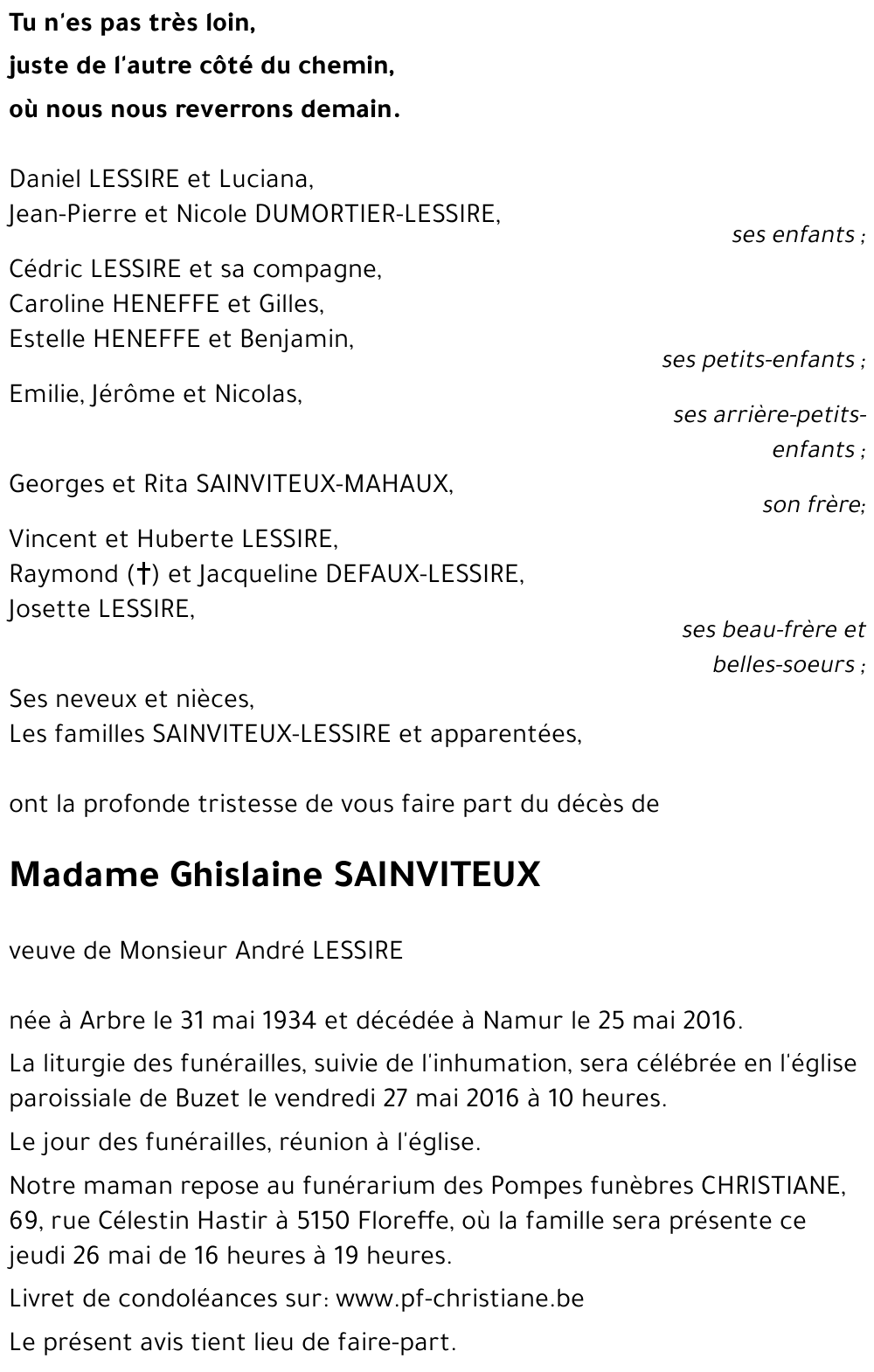 Ghislaine SAINVITEUX