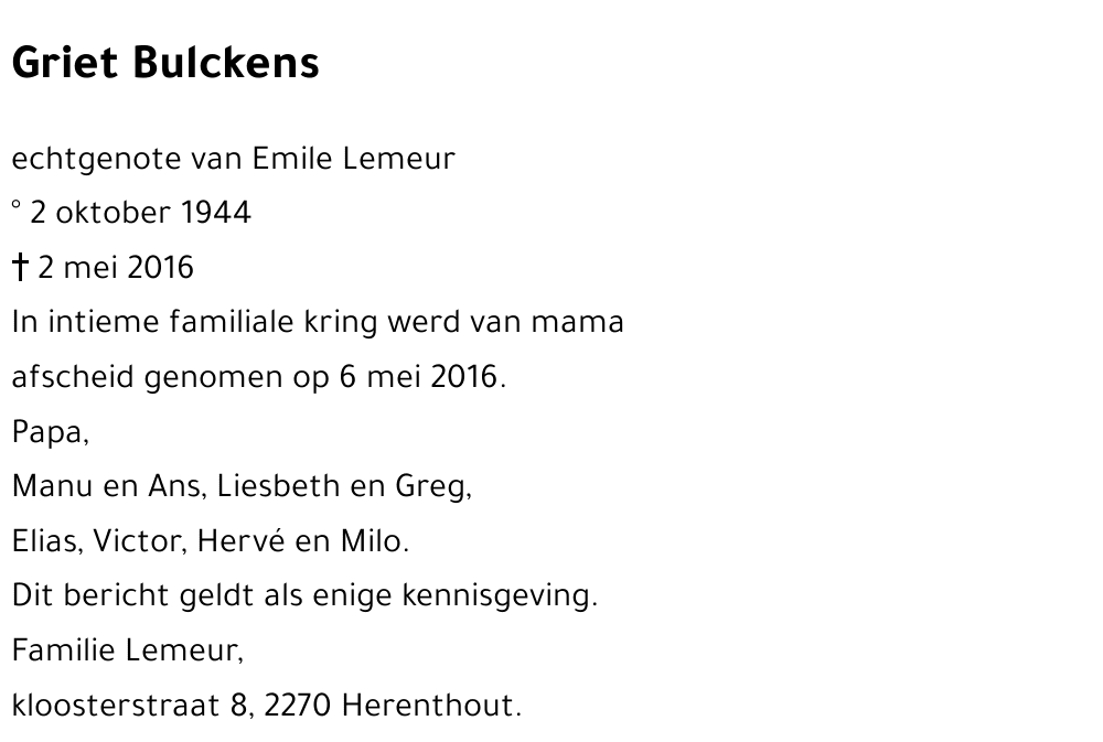 Griet Bulckens