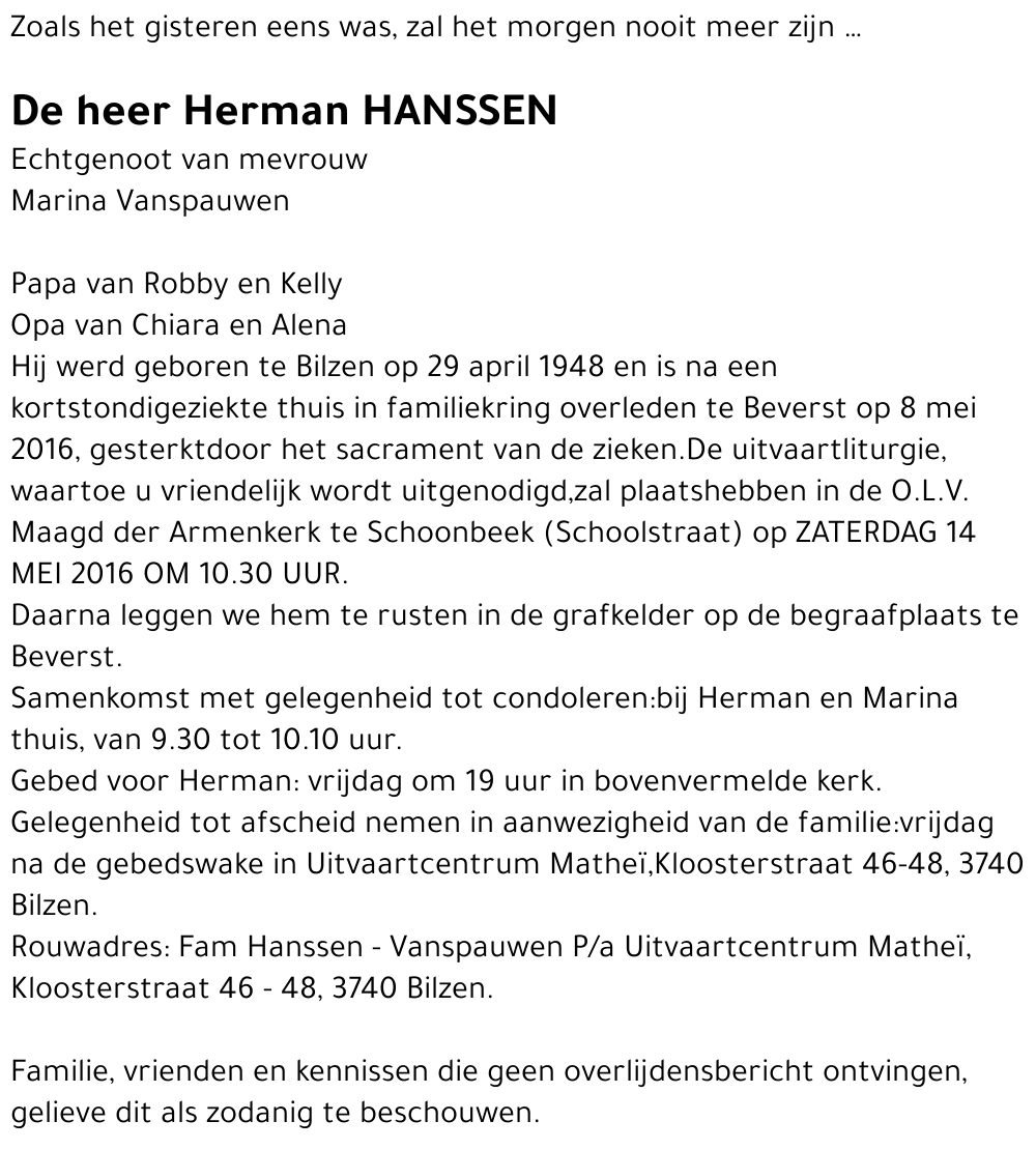 Herman HANSSEN