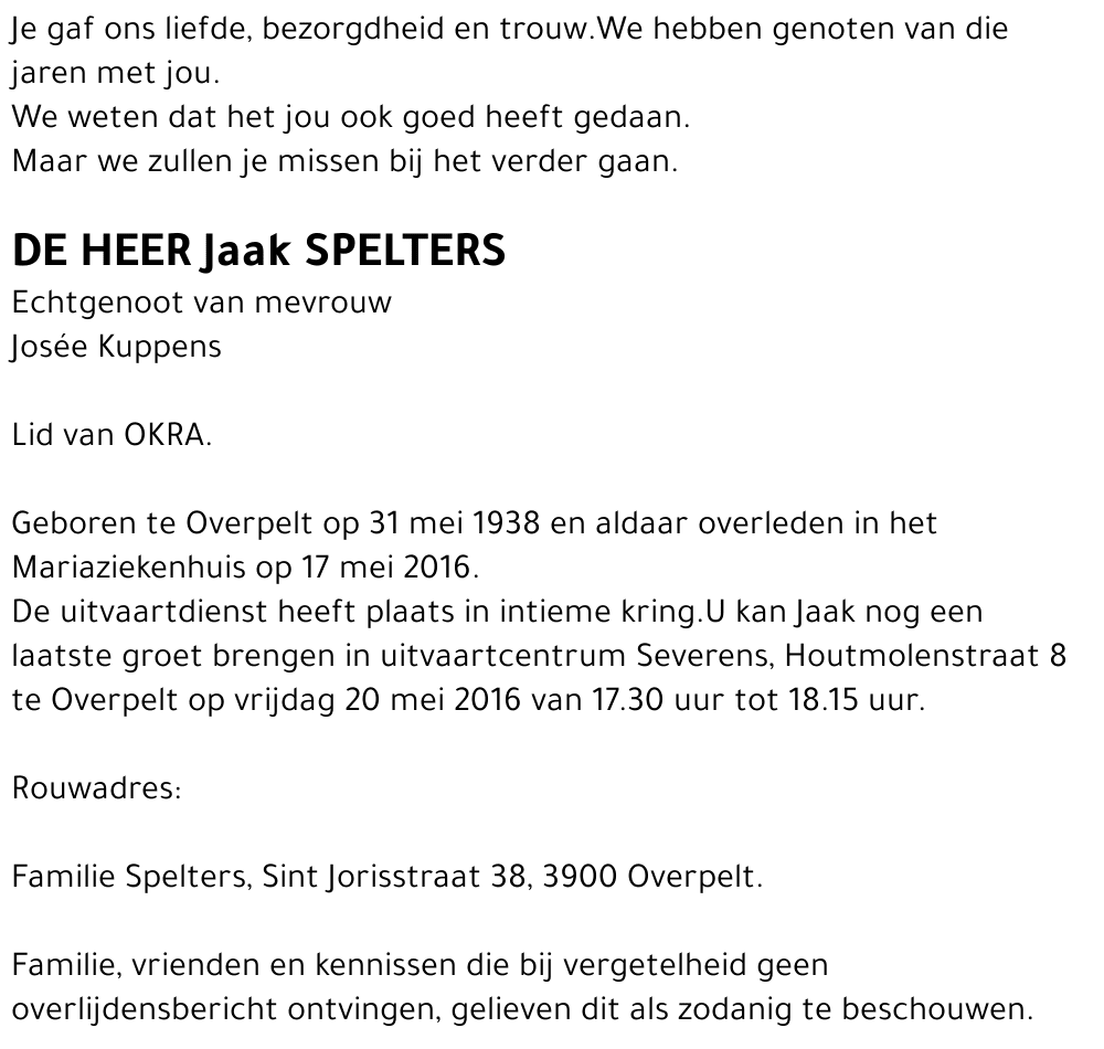 Jaak Spelters