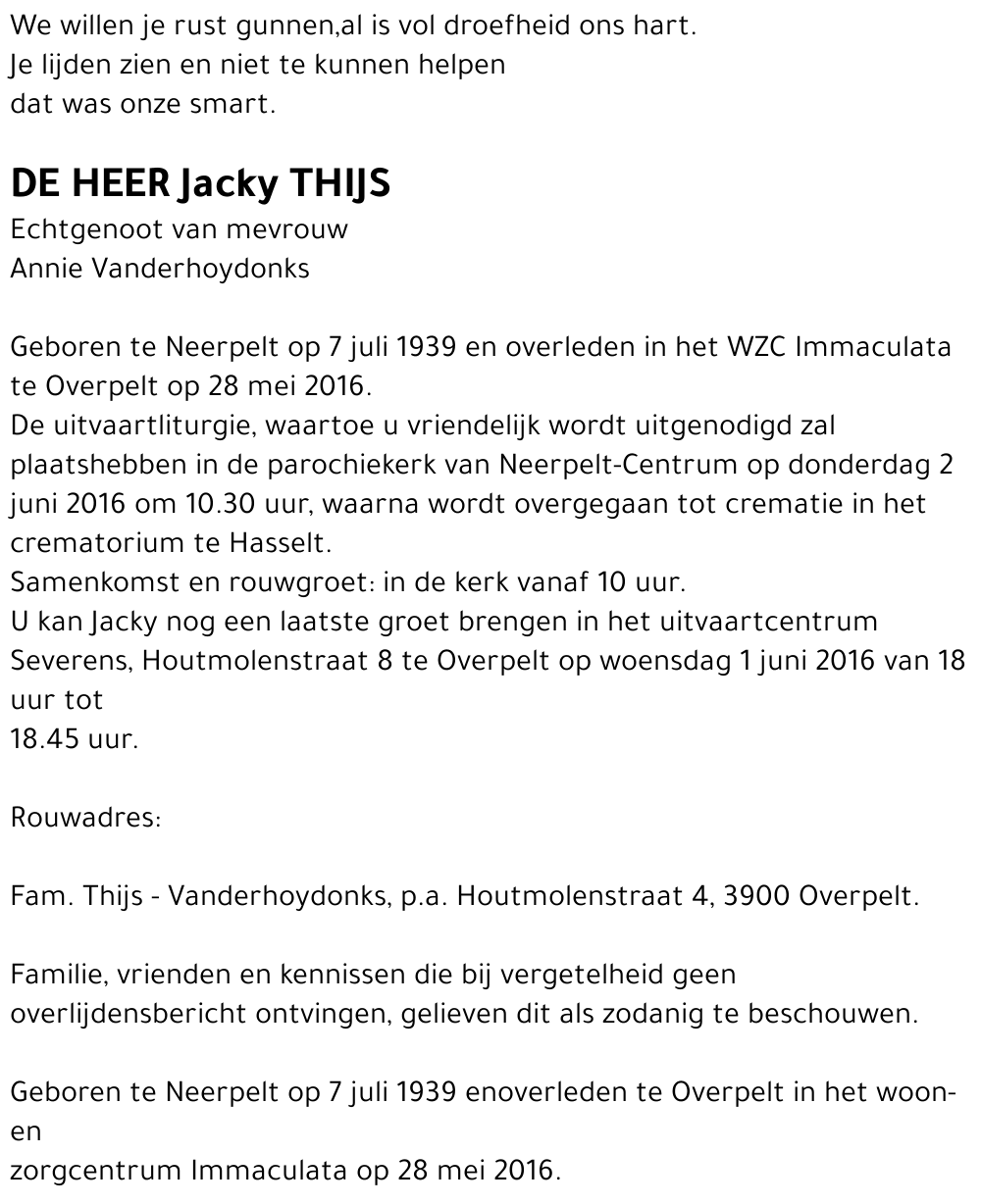 Jacky Thijs