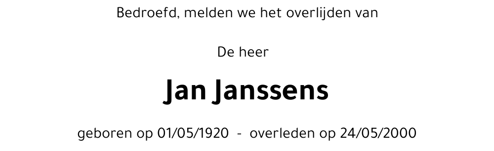 Jan Janssens
