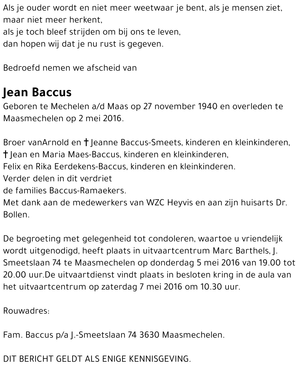 Jean Baccus