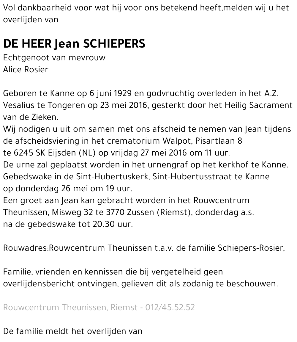 Jean Schiepers