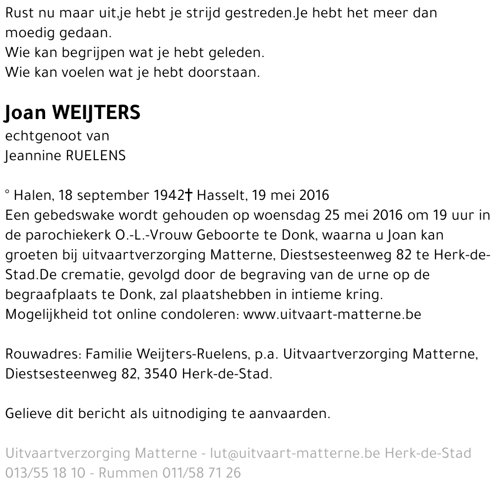 Joan Weijters