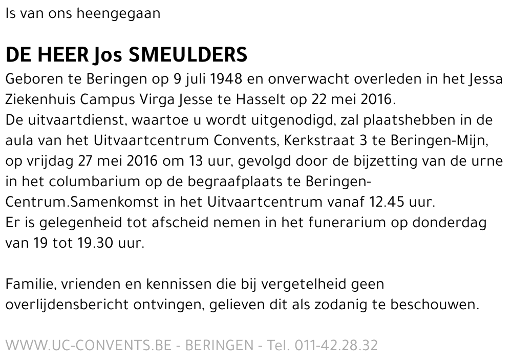 Jos Smeulders