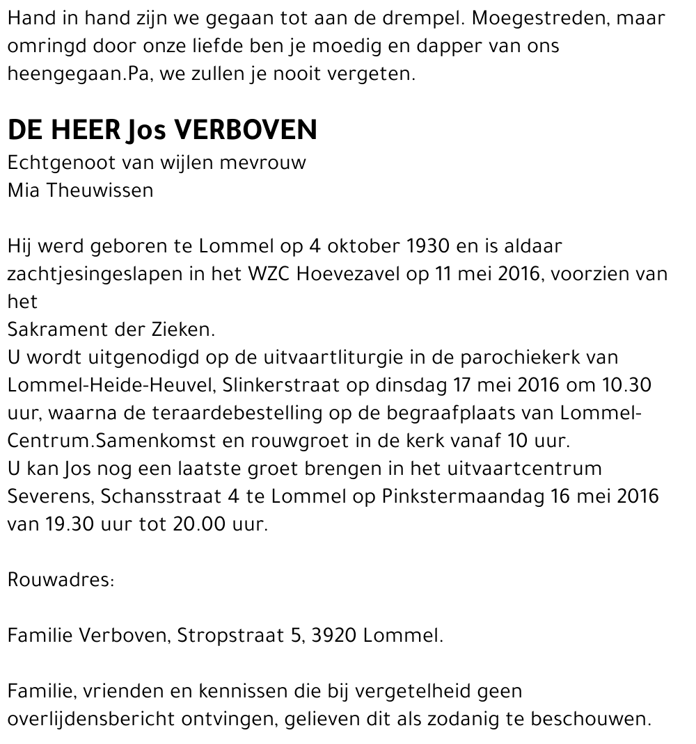 Jos Verboven