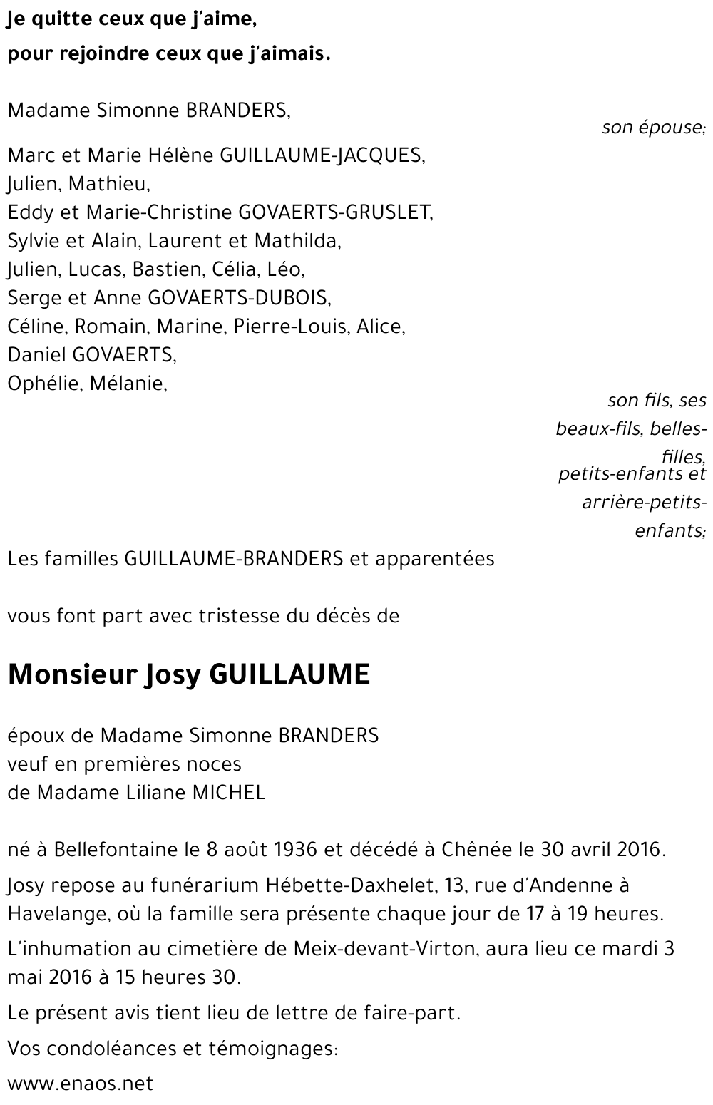 Josy GUILLAUME