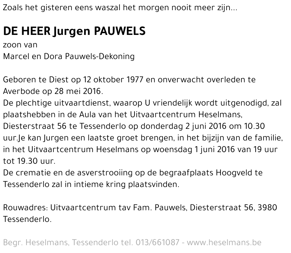 Jurgen Pauwels