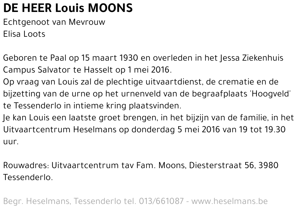 Louis Moons